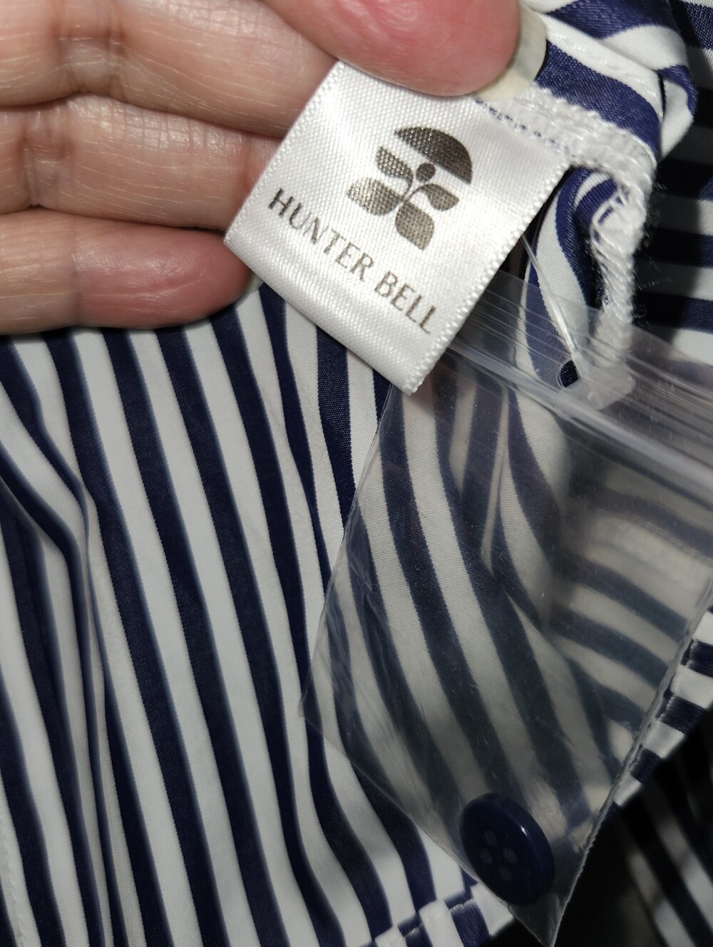 Hunter Bell Annette Top NWOT Sz 2 Striped Cropped - Picture 4 of 10